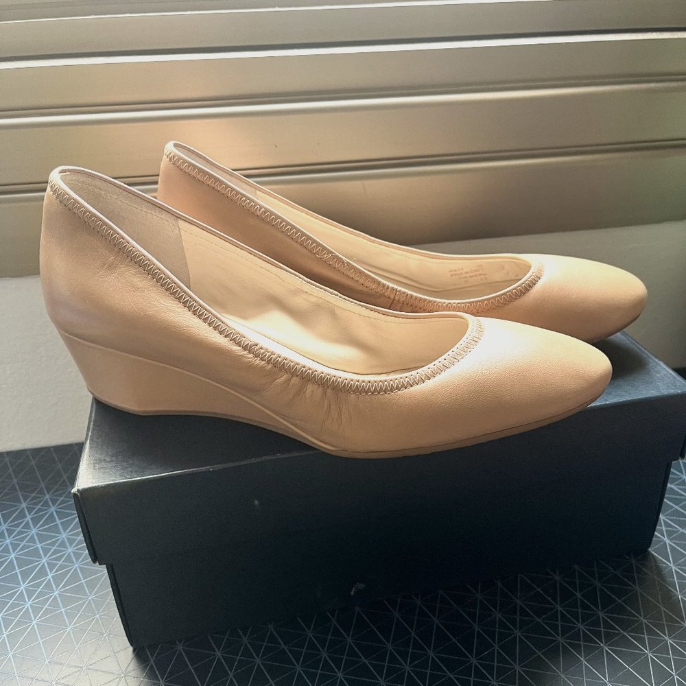 Sadie Wedge 40mm leather wedge